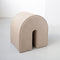 Curved Pouf Light Brown - Catryona-Kristina Dam