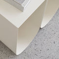 Curved Side Table Beige - Catryona-Kristina Dam